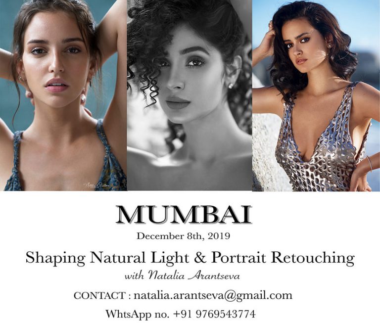 Portrait photography workshop by Natalia Arantseva mumbai